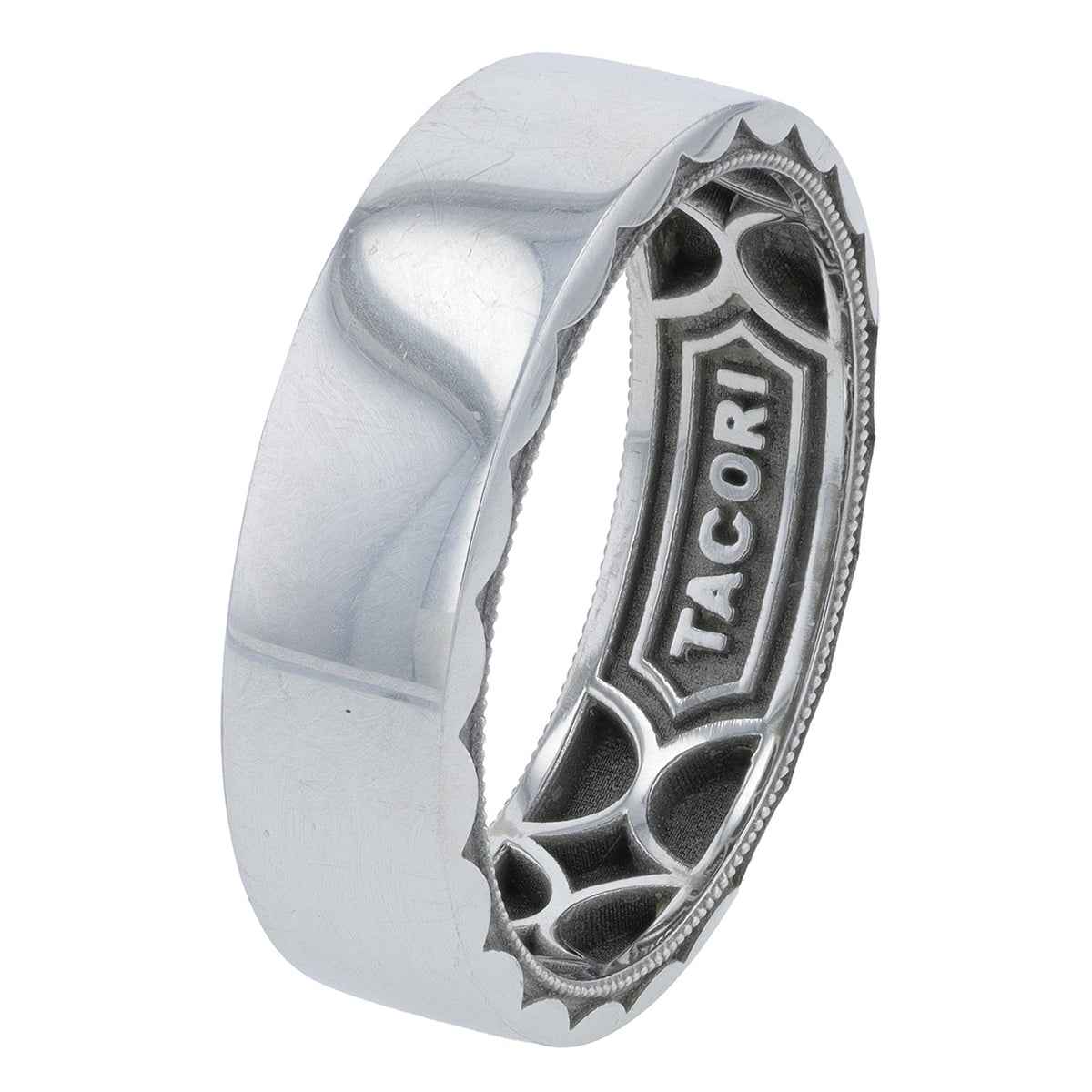 18K WG Tacori7MM Gents Band