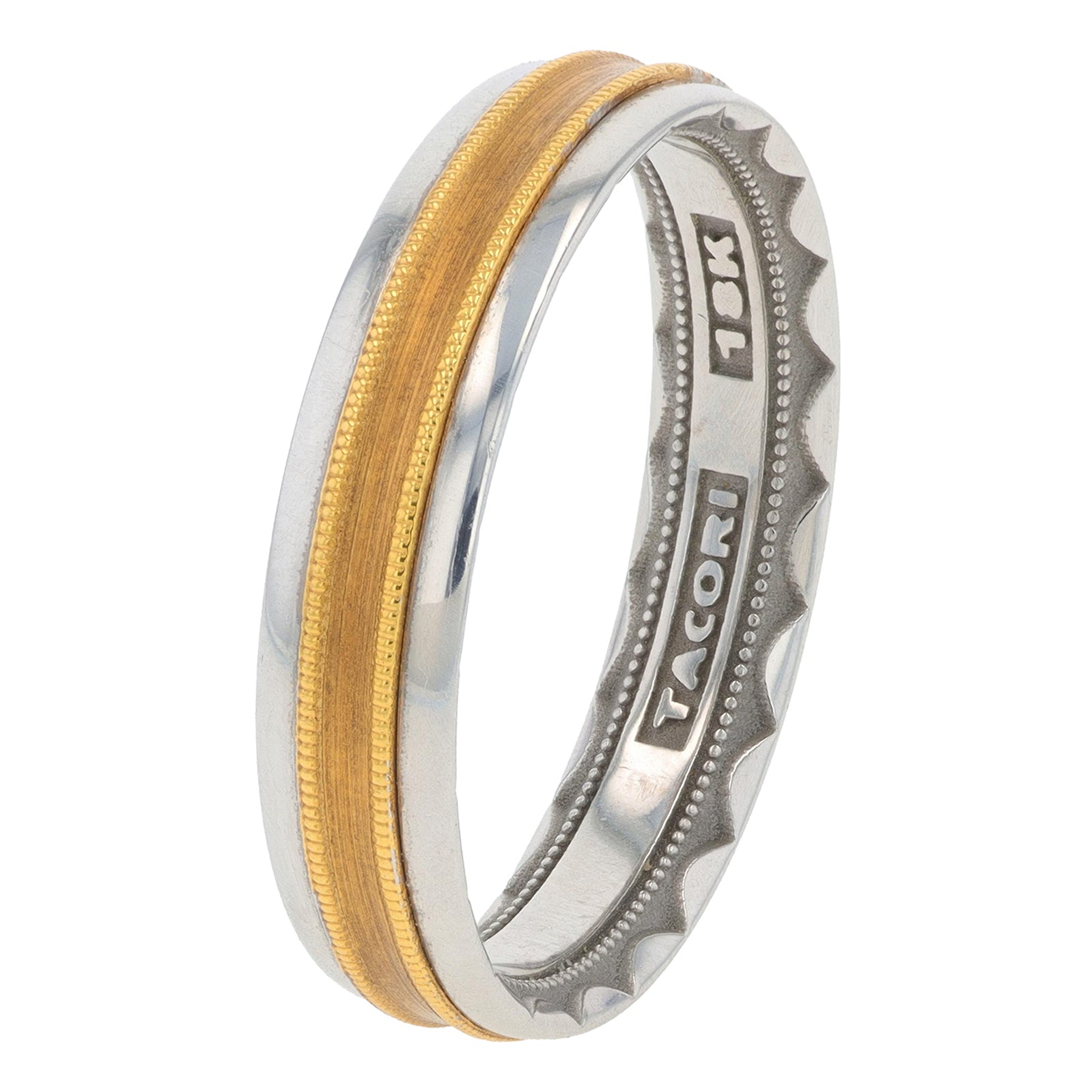 18K TT Tacori 5MM Wedding Band