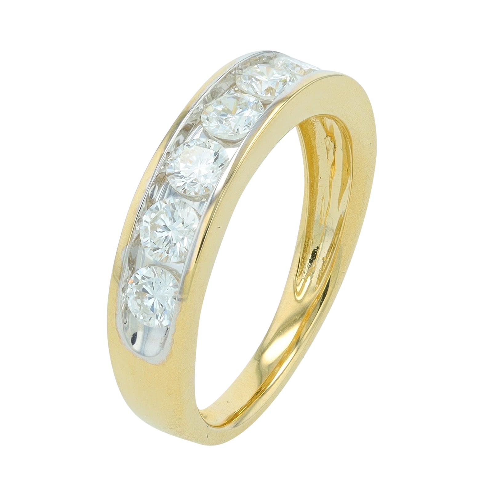 10K 1 CT Lab Grown Diamond Band<p><strong>More Colors Available</p></strong><p><strong>Lab Grown Diamond</p></strong>