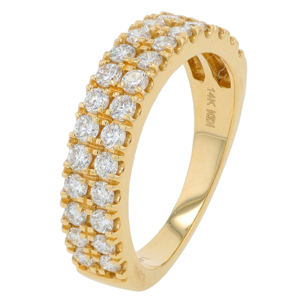 14K YG 1 CTW Lab Grown Diamond Band<p><strong>Lab Grown Diamond</p></strong>