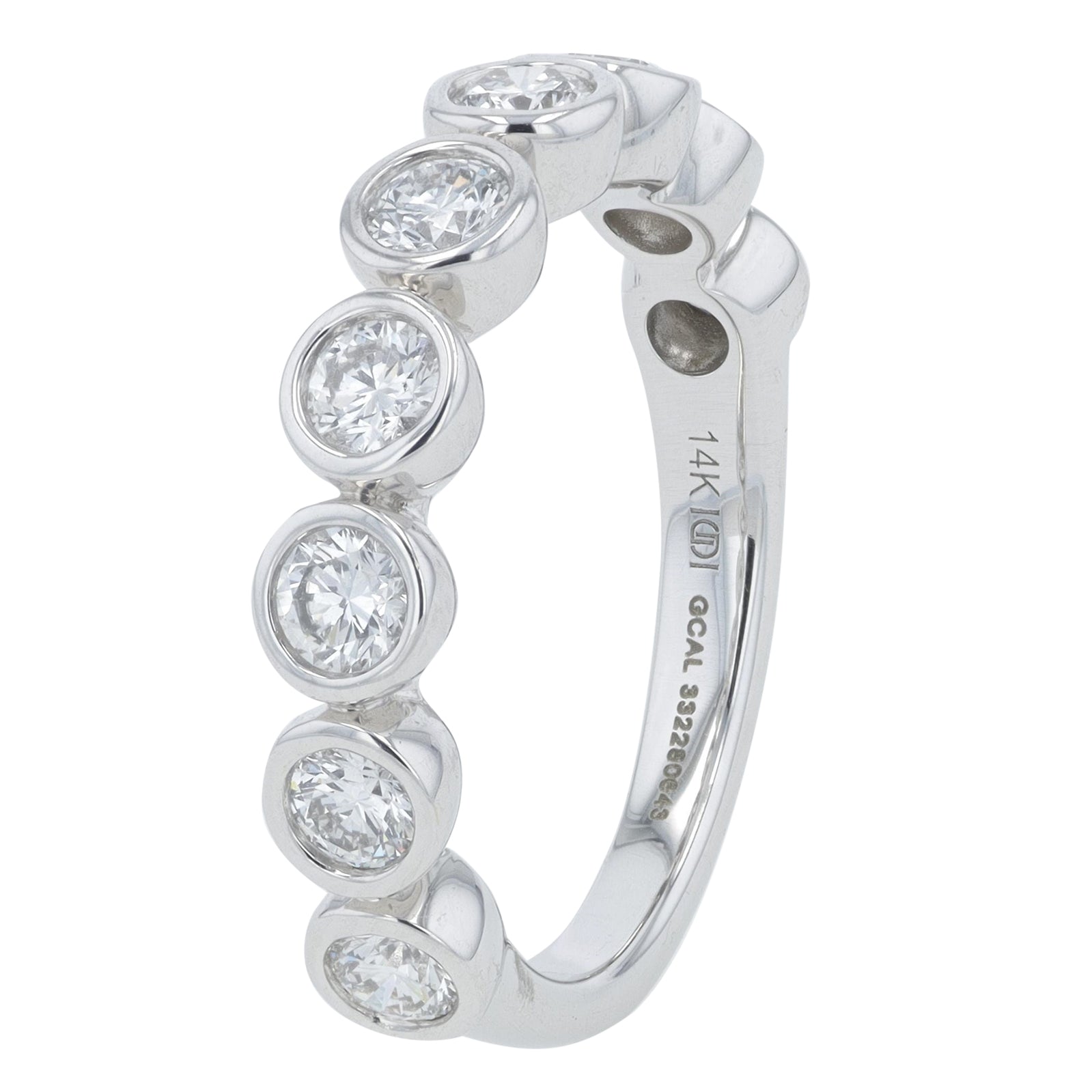 Lab Diamond Bezel Set Band in 14K Gold (1 ct. tw)