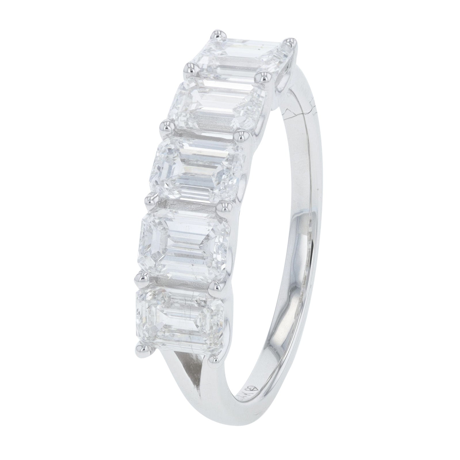 Lab Diamond Five Stone Ring in 14K Gold (2 ct. tw)