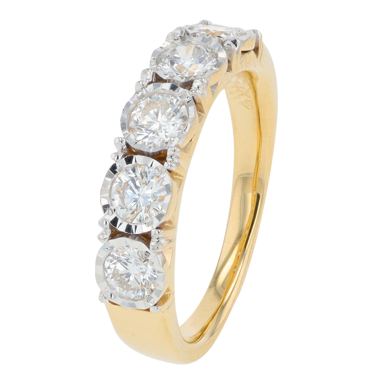 Lab Diamond Hoops in 14K Gold (1 ct. tw)