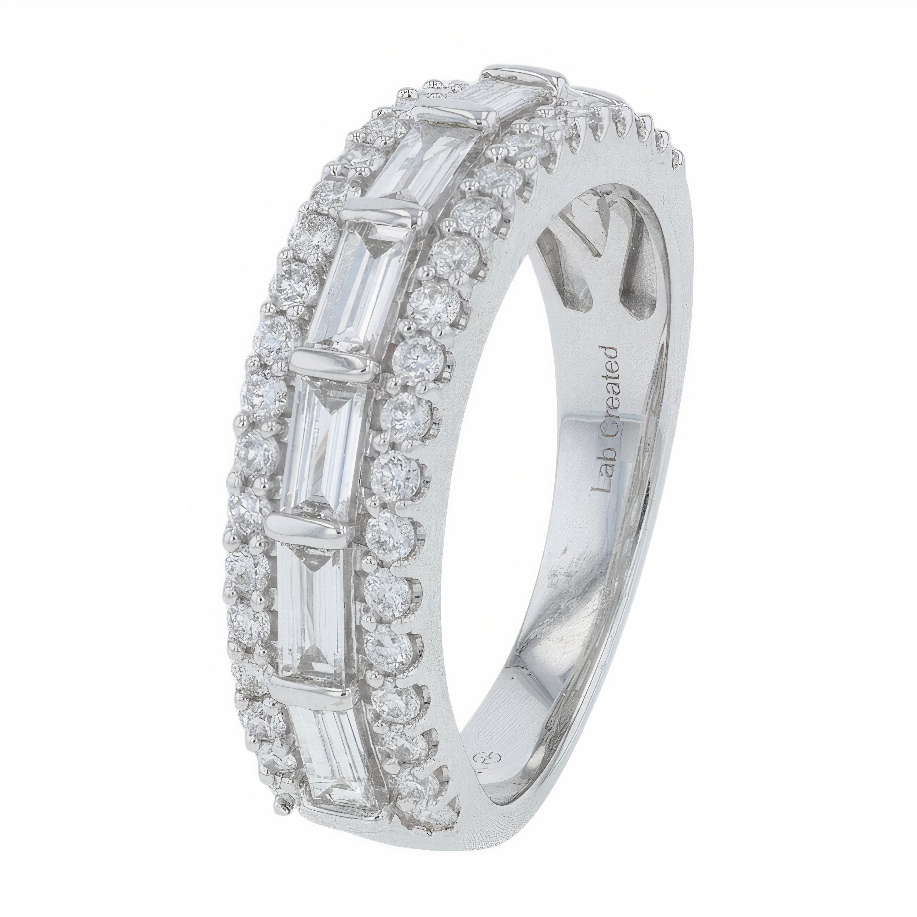Lab Diamond Band in 14K White Gold (1 ct. tw)