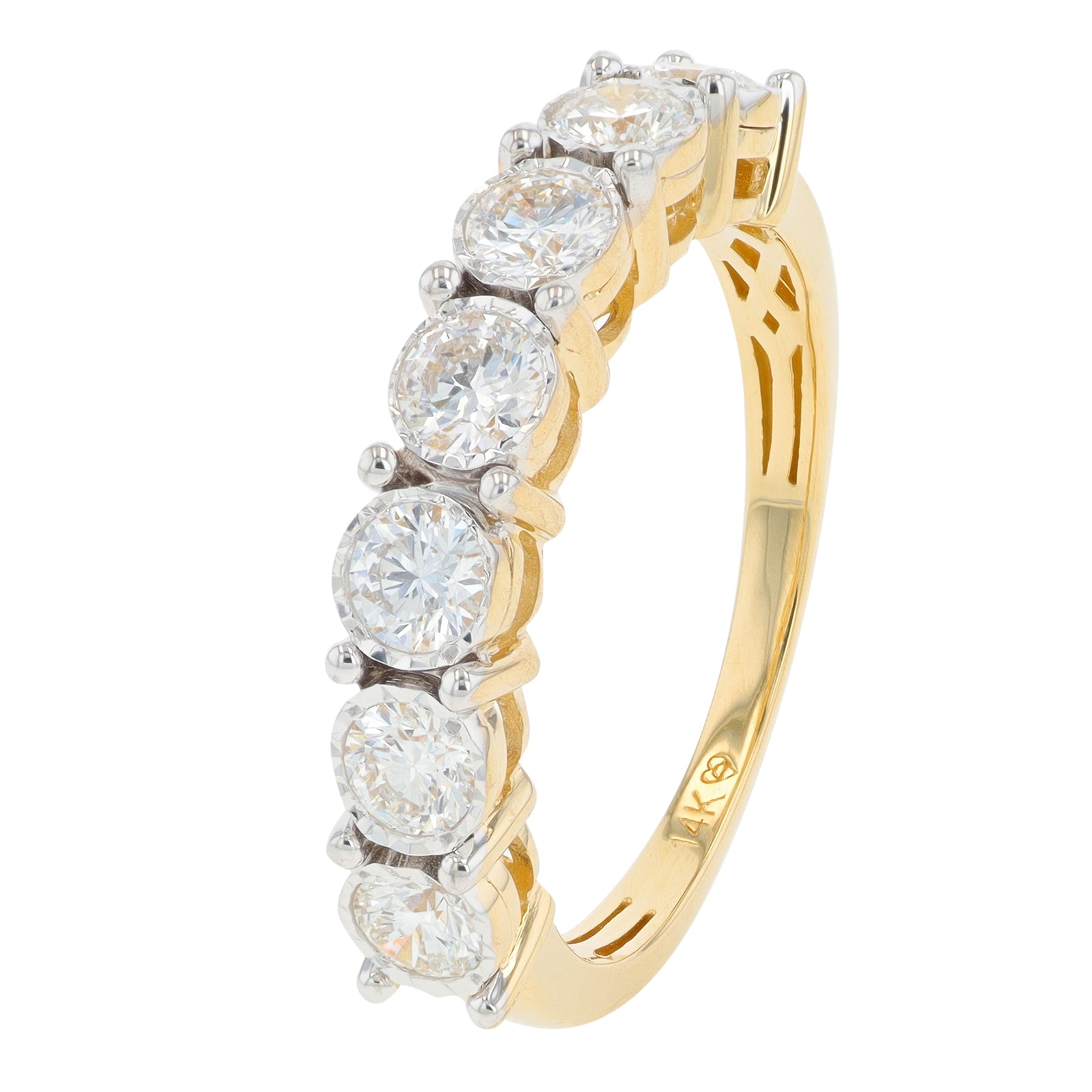 14K 1 CT Lab Grown Diamond Band<p><strong>Lab Grown Diamond</p></strong><p><strong>More Colors Available</p></strong>