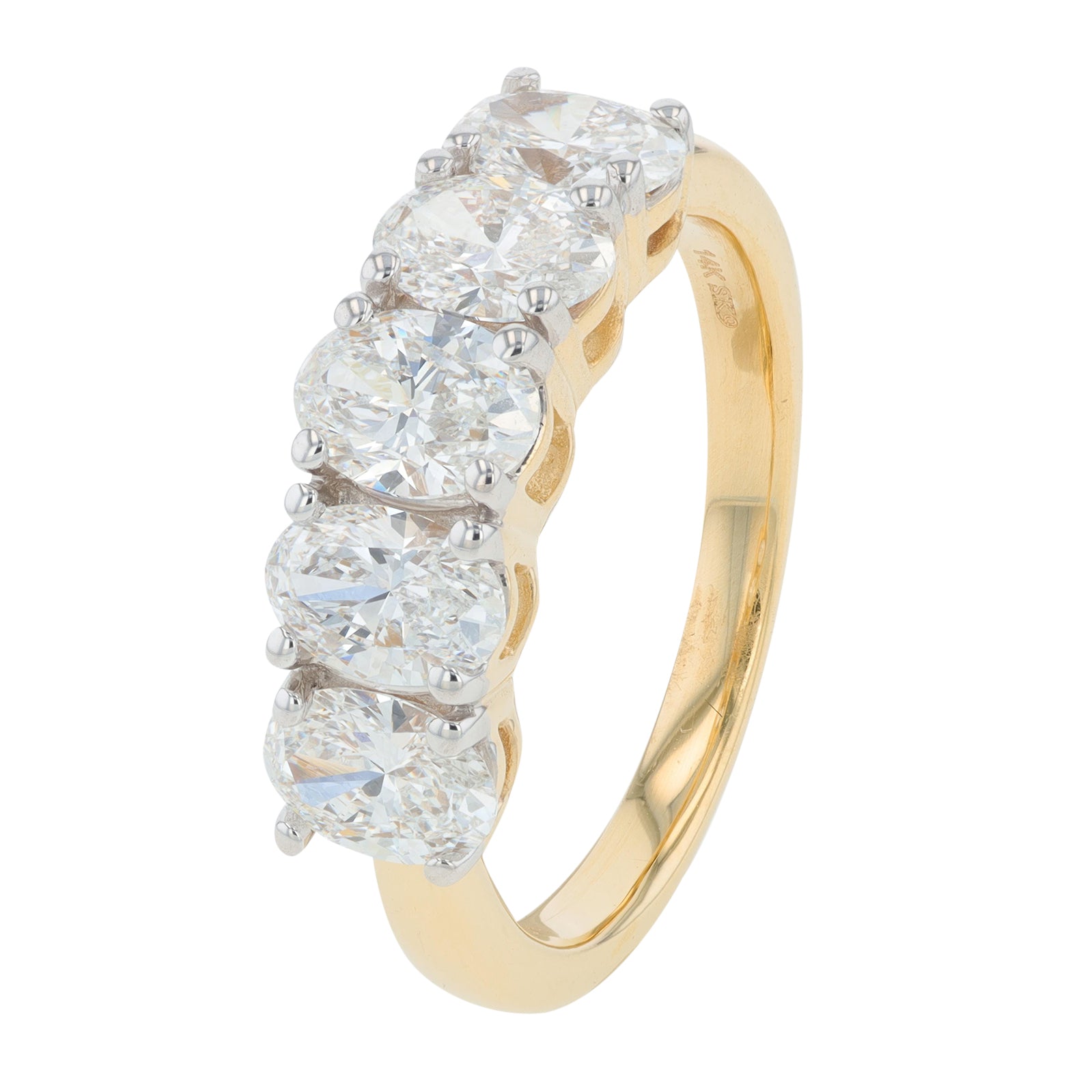 14K 2 CT Lab Grown Diamond Band<p><strong>More Colors Available</p></strong><p><strong>Lab Grown Diamond</p></strong>