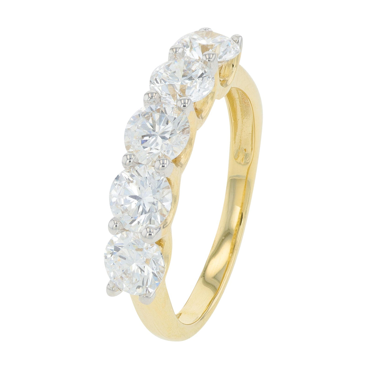 14K YG 2 CT Lab Grown Diamond Band<p><strong>Lab Grown Diamond</p></strong>