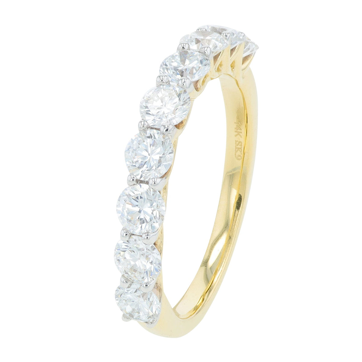 14K 1.50 CT Lab Grown Diamond Band<p><strong>More Colors Available</p></strong><p><strong>Lab Grown Diamond</p></strong>