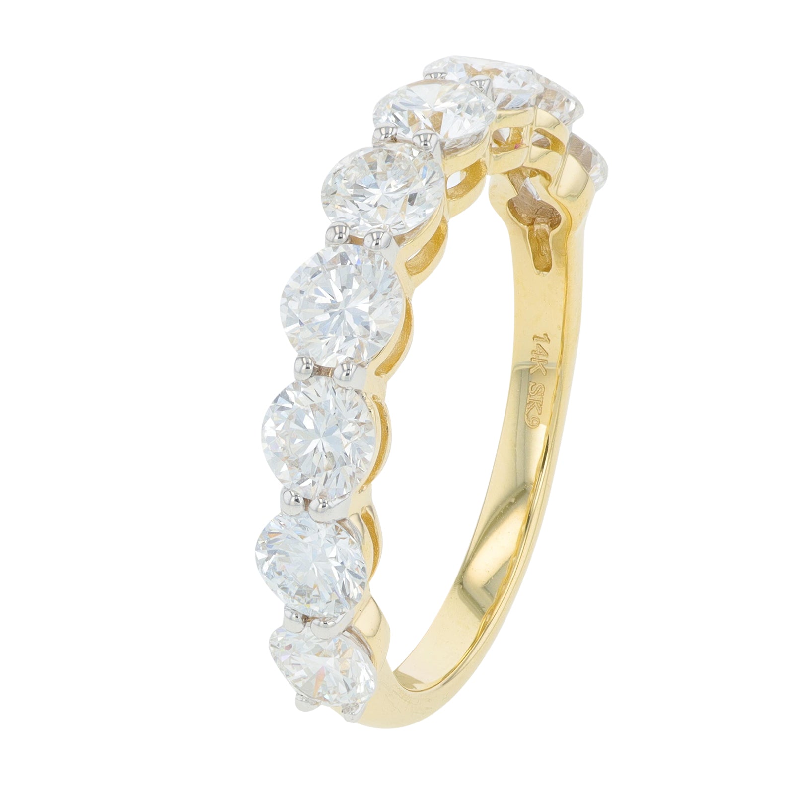 Lab Diamond Band in 14K Yellow Gold (2 ct. tw)