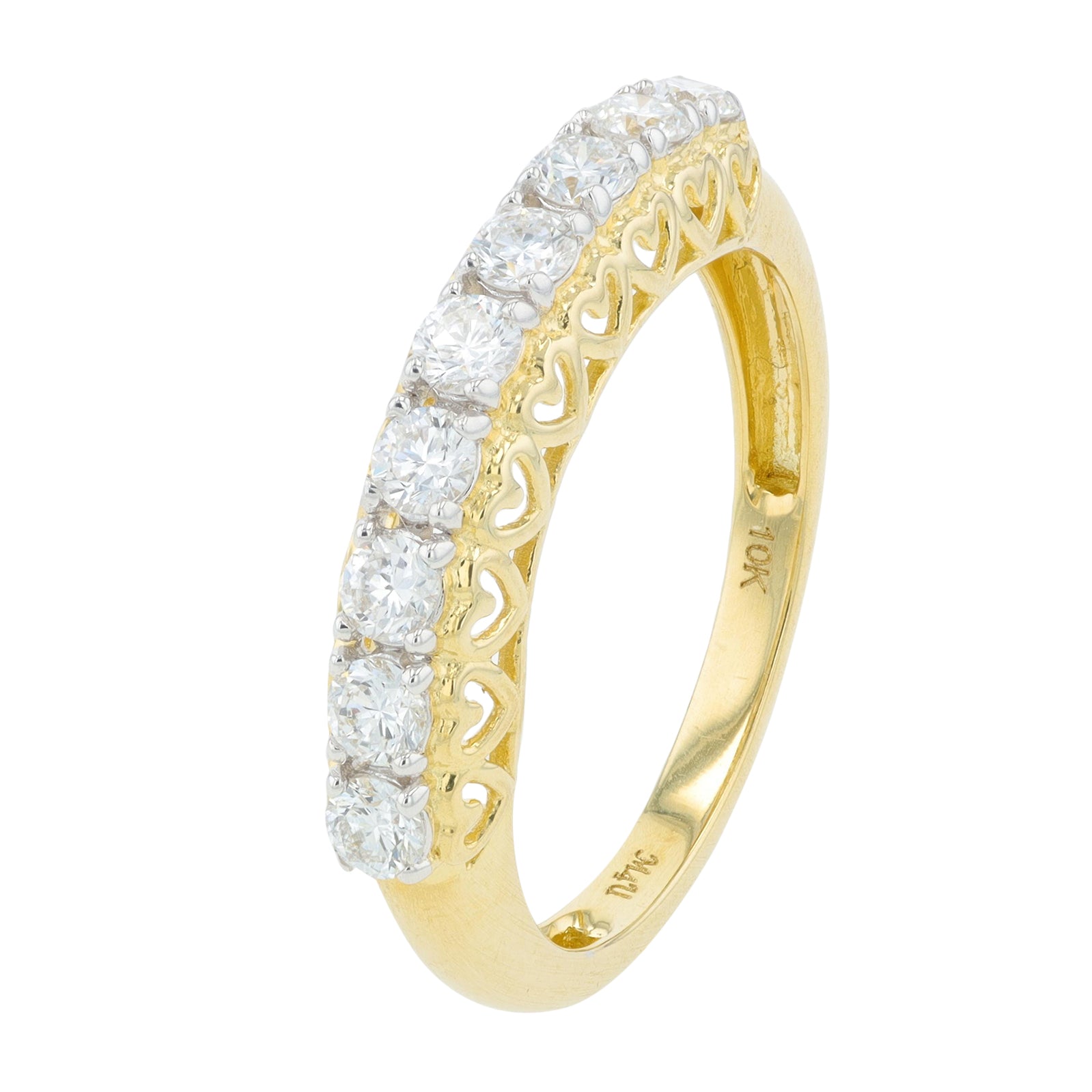 Lab Diamond Band in 10K Yellow Gold (0.50 ct. tw)