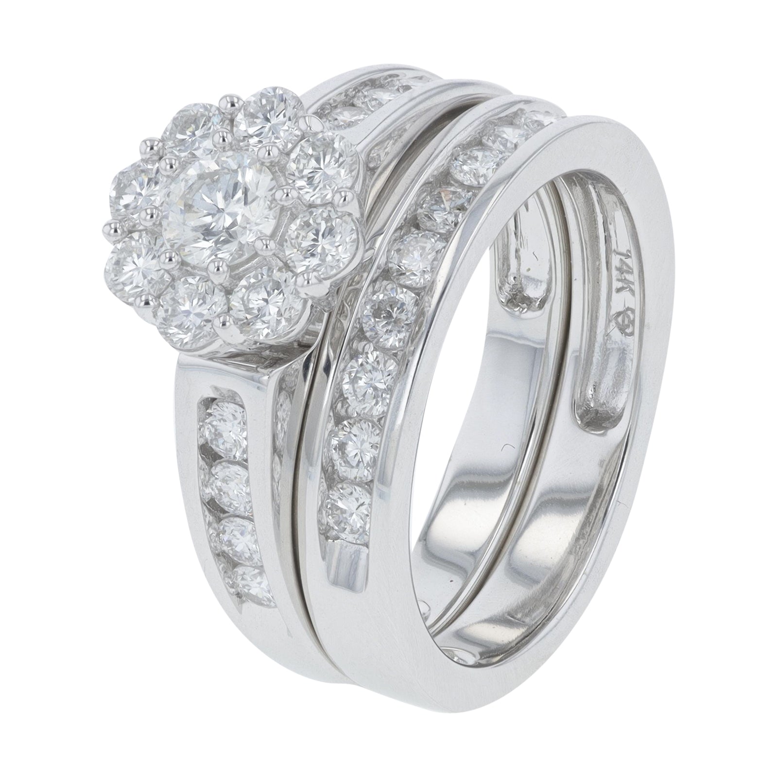 Lab Diamond Ring in 14K White Gold (2.50 ct. tw)
