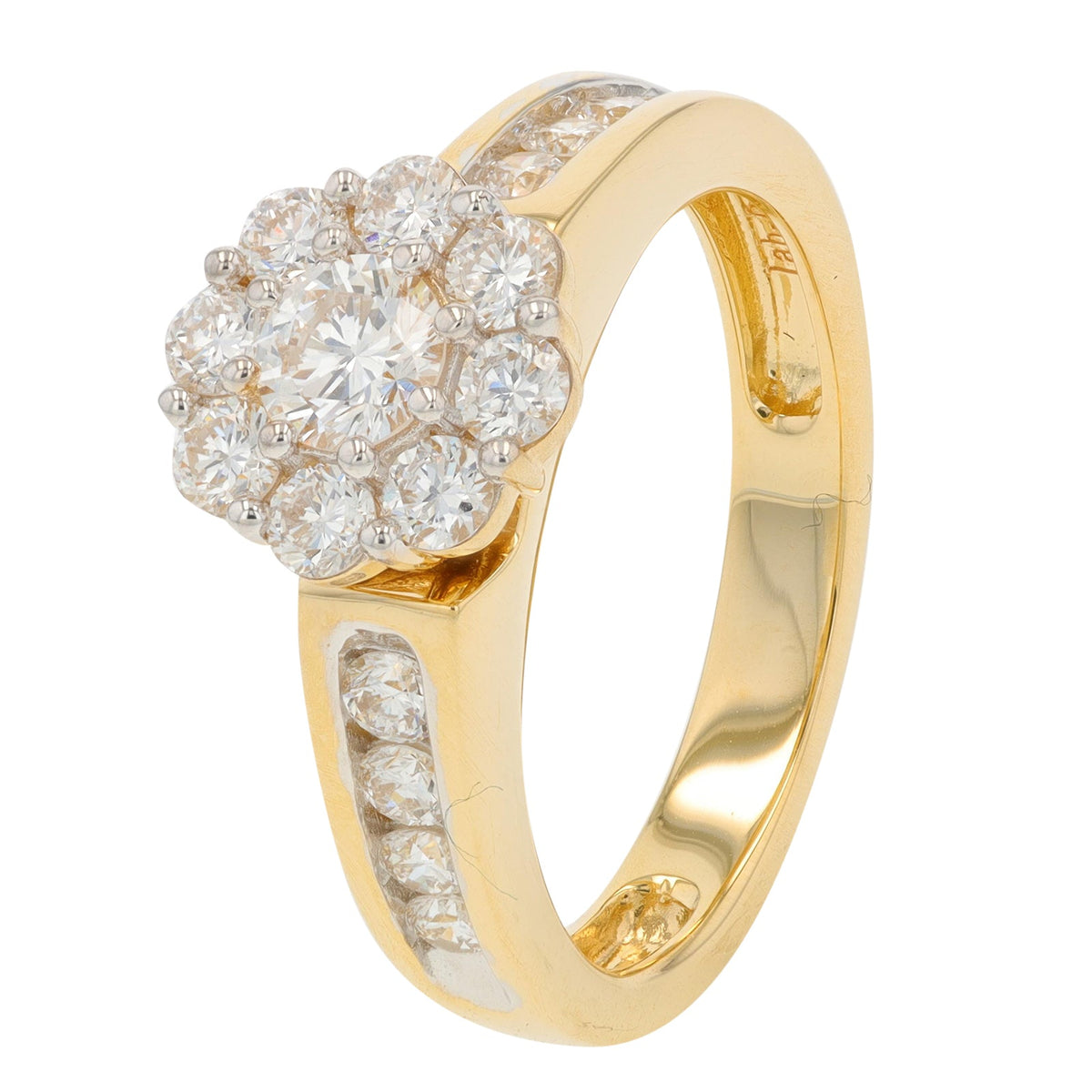 14K YG 1.50 CT Center Lab Grown Diamond Bridal Set<p><strong>Lab Grown Diamond</p></strong>