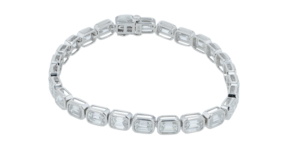 Lab Diamond Bracelet in 14K White Gold (13 ct. tw)