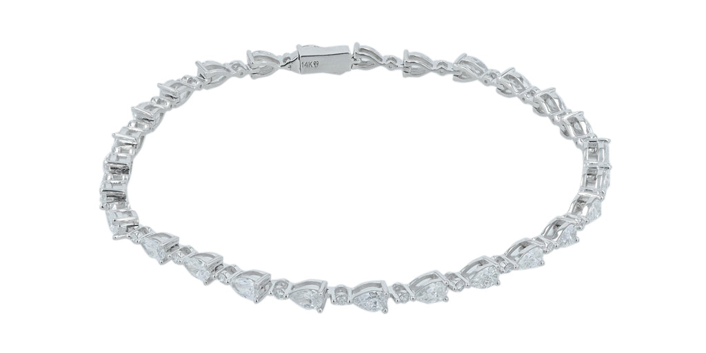 Lab Diamond Bracelet in 14K White Gold (3.50 ct. tw)