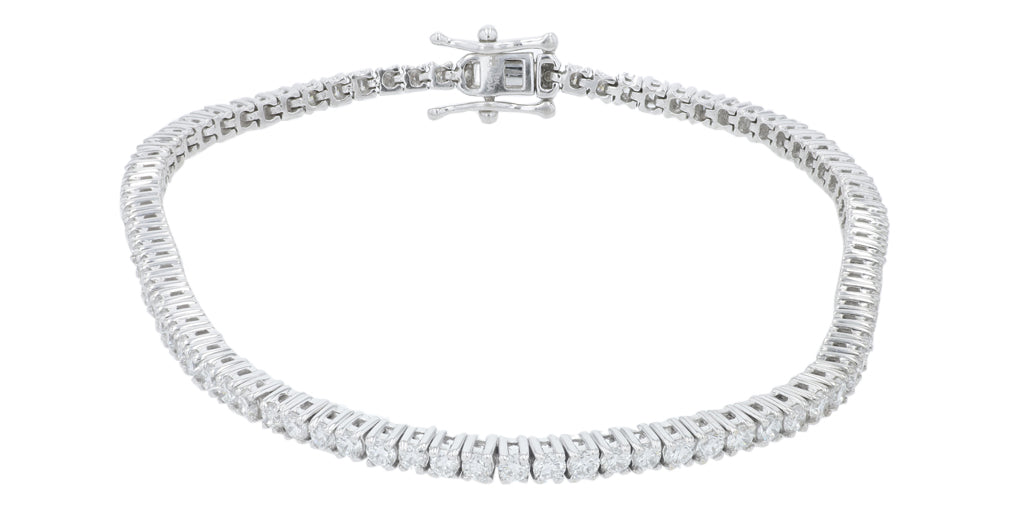 Lab Diamond Bracelet in 14K White Gold (3.10 ct. tw)