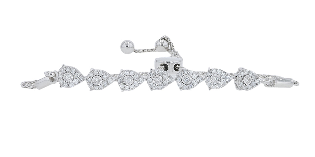 10K WG .50 CTW Lab Grown Diamond Bracelet<p><strong>Lab Grown Diamond</p></strong>