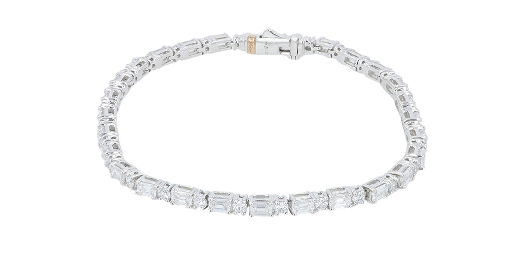 Lab Diamond Bracelet in 14K White Gold (5 ct. tw)