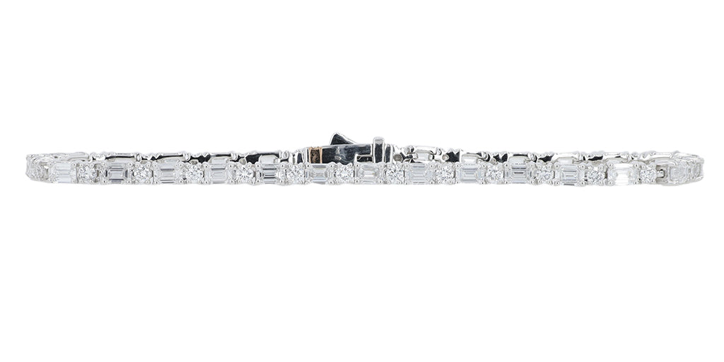 Lab Diamond Bracelet in 14K White Gold (5 ct. tw)