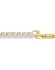 Lab Diamond & Paperclip Chain Bracelet in 14K Yellow Gold (4 ct. tw)