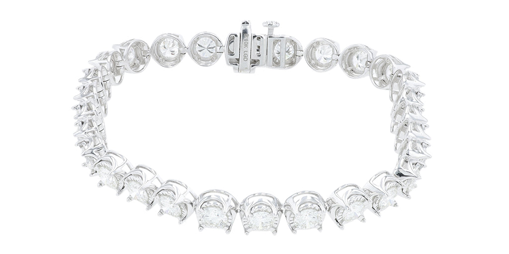 10K WG 7 CTW Lab Grown Diamond Bracelet<p><strong>Lab Grown Diamond</p></strong>