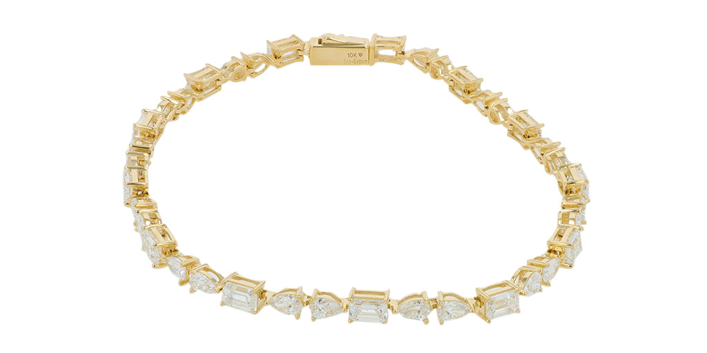 10K 6 CT Lab Grown Diamond Bracelet <p><strong>Lab Grown Diamond</p></strong><p><strong>More Colors Available</p></strong>