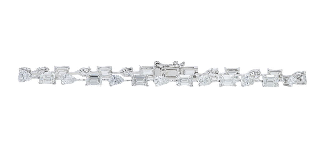 10K WG 7.25 CTW Lab Grown Diamond Bracelet<p><strong>Lab Grown Diamond</p></strong>