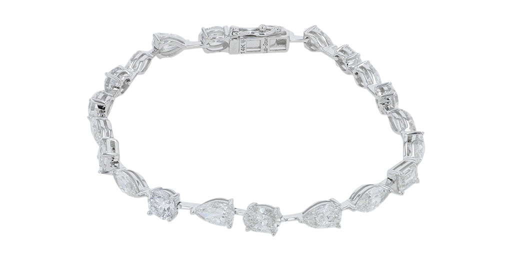 14K 9 CT Lab Grown Diamond Bracelet <p><strong>Lab Grown Diamond</p></strong><p><strong>More Colors Available</p></strong>