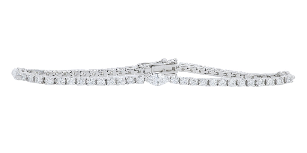 10K WG 3 1/5 CTW Lab Grown Diamond Bracelet<p><strong>Lab Grown Diamond</p></strong>