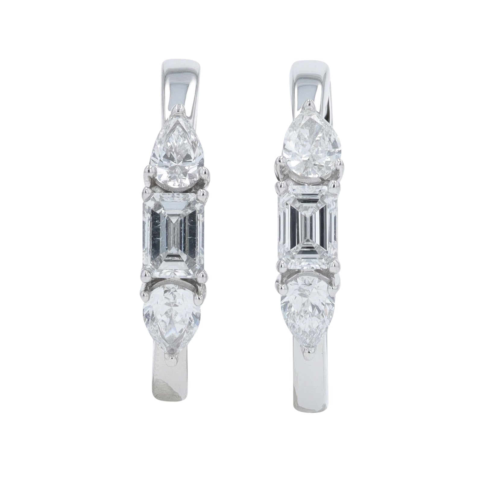 Lab Diamond Hoops in 14K Gold (1 ct. tw)