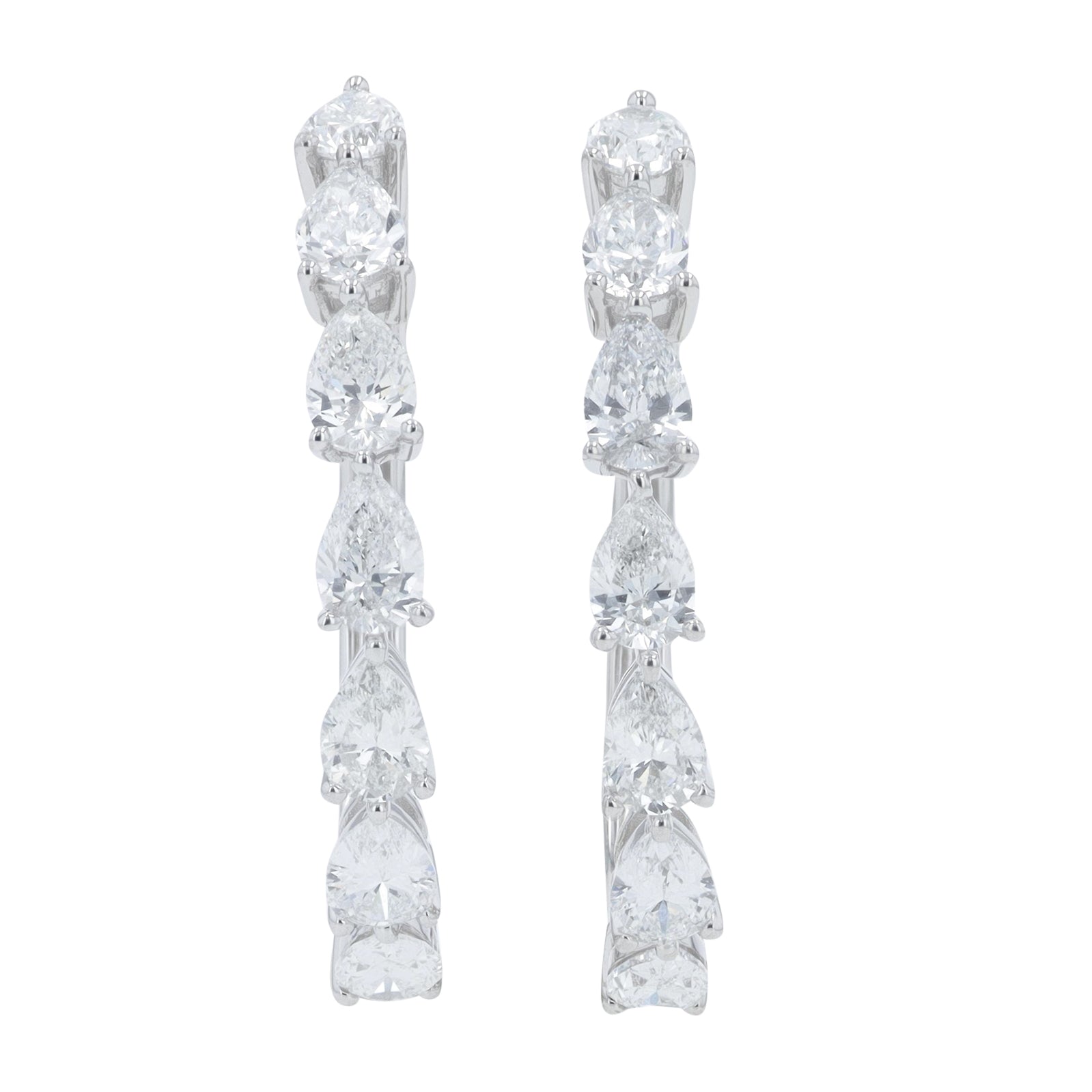 Lab Diamond Hoops in 14K Gold (2 ct. tw)