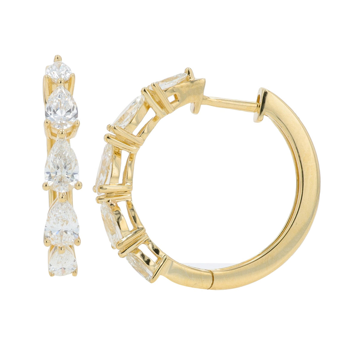 14K 1.25 CT Lab Grown Diamond Hoops<p><strong>Lab Grown Diamond</p></strong><p><strong>More Colors Available</p></strong>