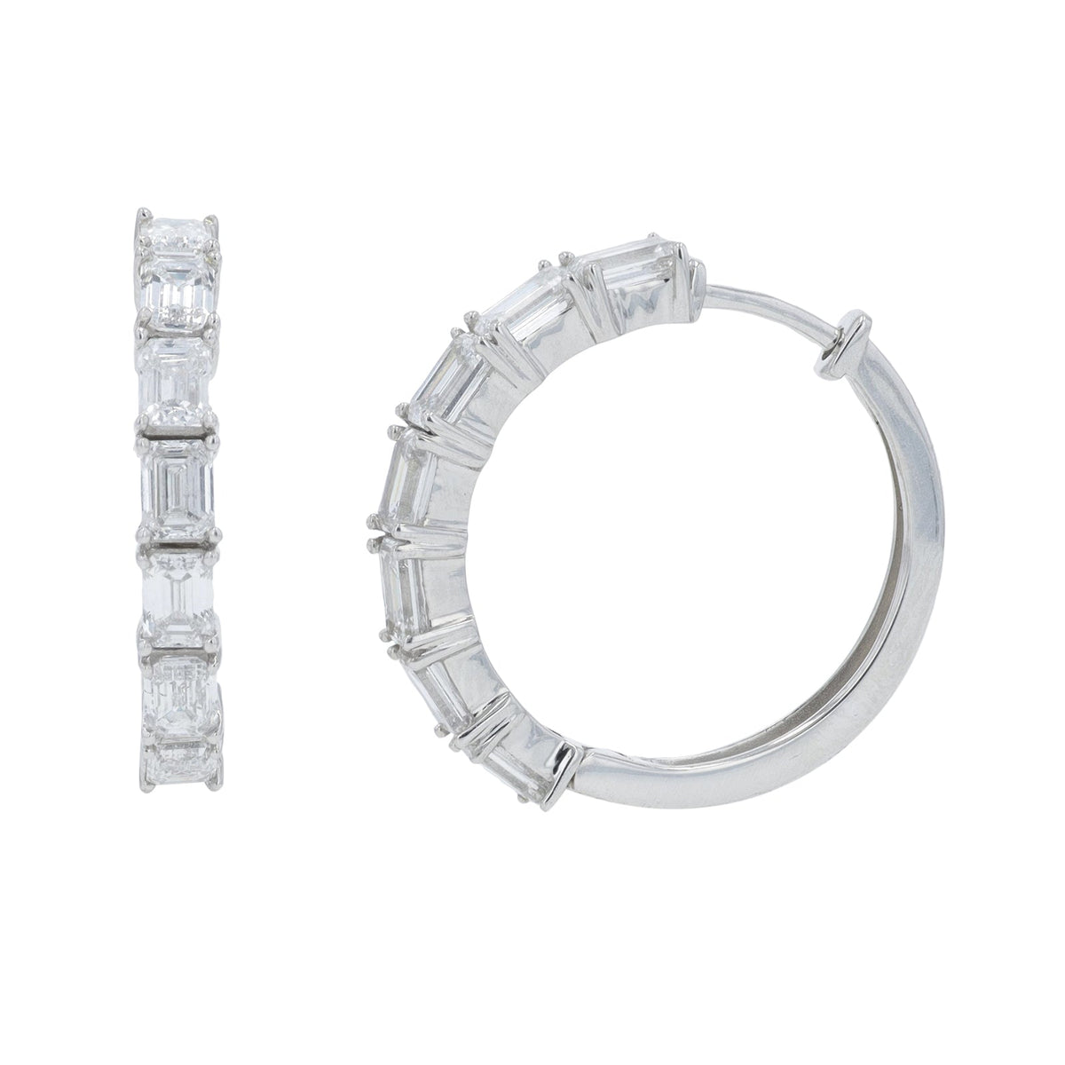 14K 2 CT Lab Grown Diamond Hoops<p><strong>Lab Grown Diamond</p></strong><p><strong>More Colors Available</p></strong>