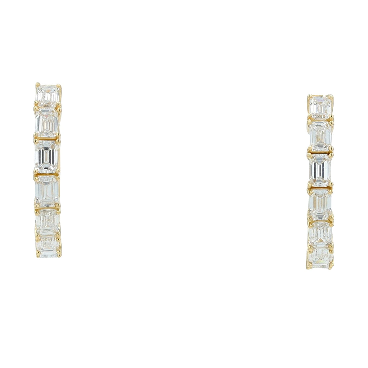 14K 2 CT Lab Grown Diamond Hoops<p><strong>Lab Grown Diamond</p></strong><p><strong>More Colors Available</p></strong>