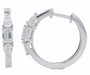 Lab Diamond Three Stone Hoops in 14K Gold (1.25 ct. tw)