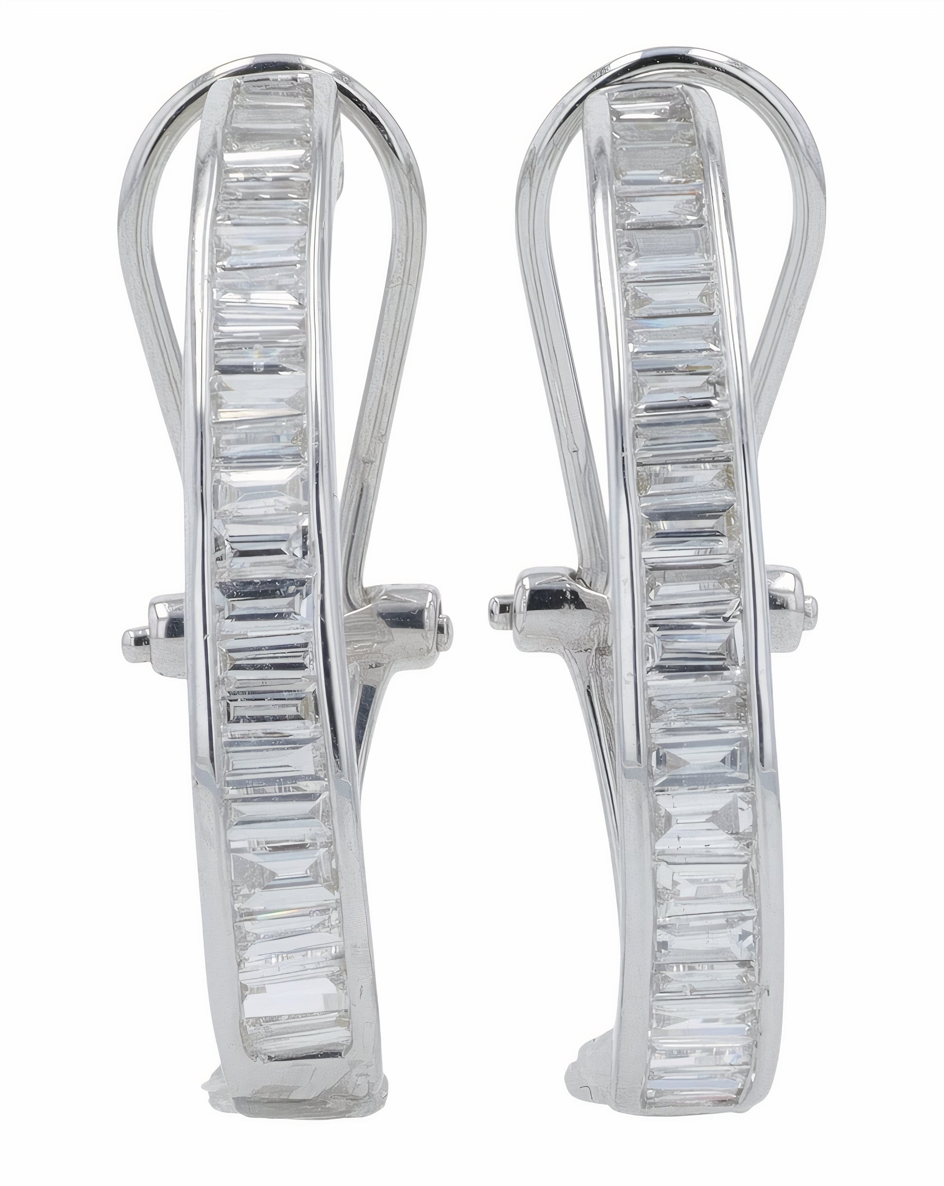 Lab Diamond Hoops in 14K Gold (2 ct. tw)