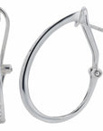 Lab Diamond Hoops in 14K Gold (2 ct. tw)
