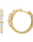Lab Diamond Hoops in 14K Gold (1.25 ct. tw)