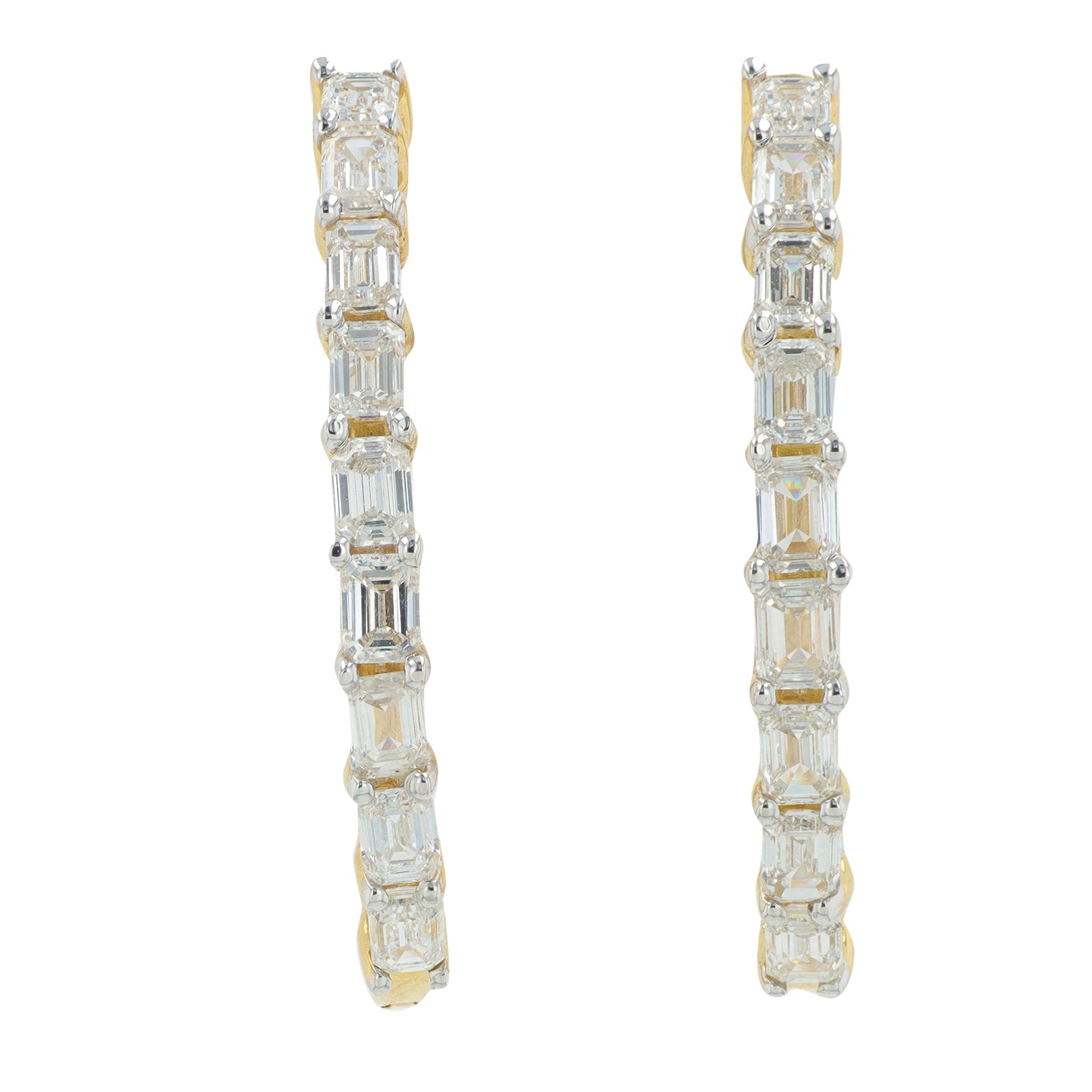 14K 3 CTW Lab Grown Diamond Inside-Out Hoops<p><strong>Lab Grown Diamond</p></strong><p><strong>More Colors Available</p></strong>
