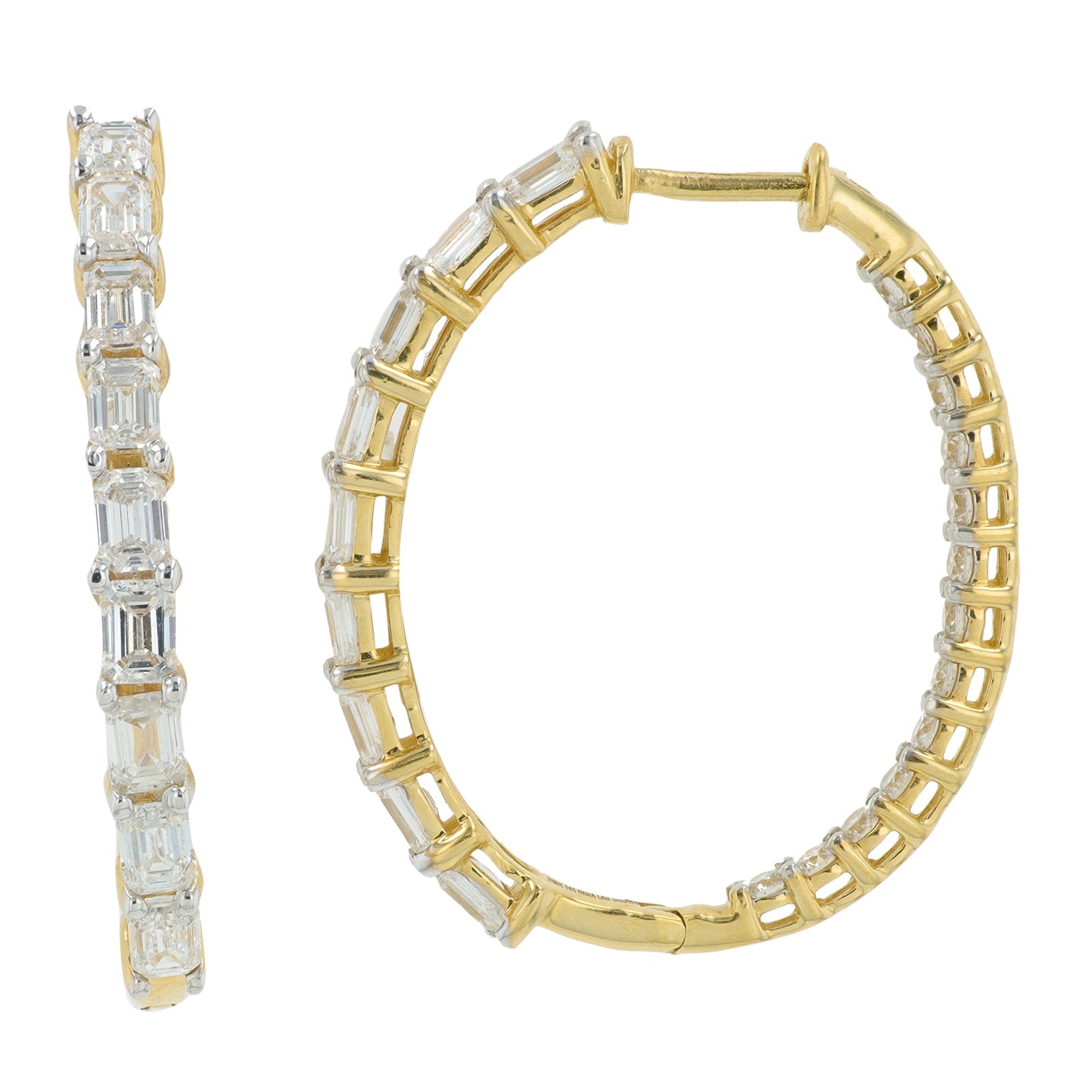 14K 3 CTW Lab Grown Diamond Inside-Out Hoops<p><strong>Lab Grown Diamond</p></strong><p><strong>More Colors Available</p></strong>