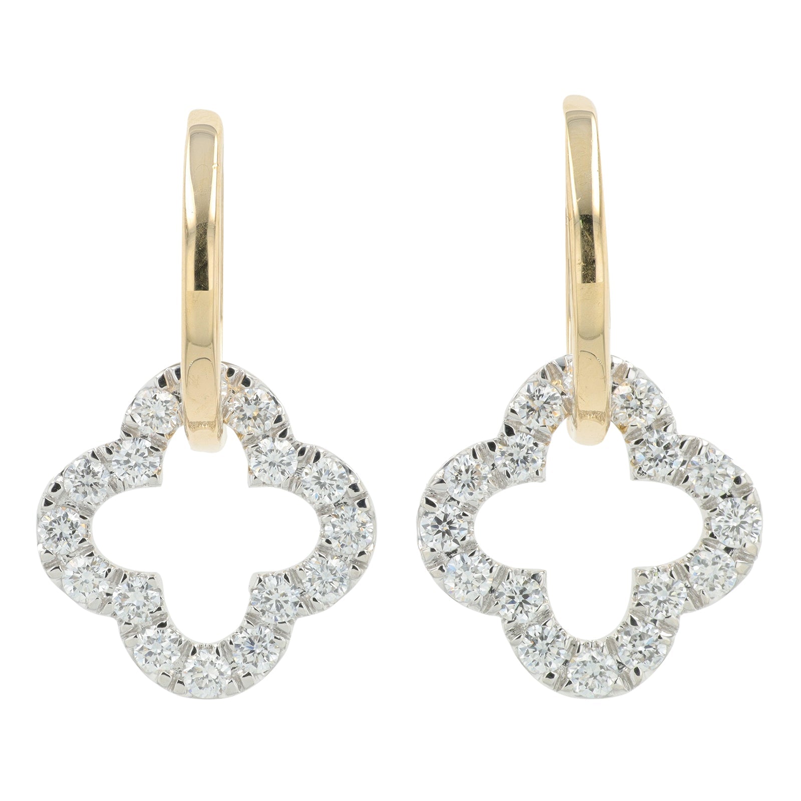 14K TT 1.31 CTW Lab Grown Diamond Earrings<p><strong>Lab Grown Diamond</p></strong>