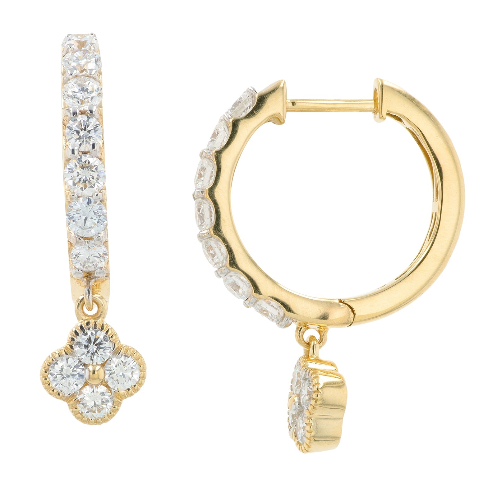 14K YG 2 CTW Lab Grown Diamond Earrings<p><strong>Lab Grown Diamond</p></strong>