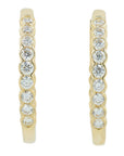 Lab Diamond Inside-Out Hoops in 14K Gold (1 ct. tw)