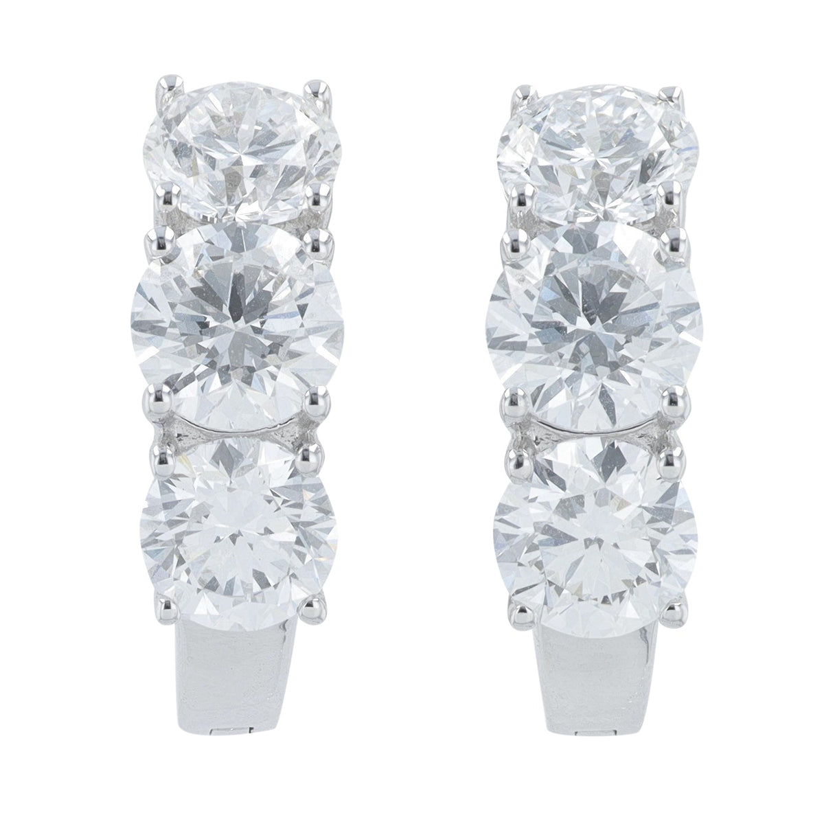 14K 5 CTW Lab Grown Diamond Huggies<p><strong>Lab Grown Diamond</p></strong><p><strong>More Colors Available</p></strong>