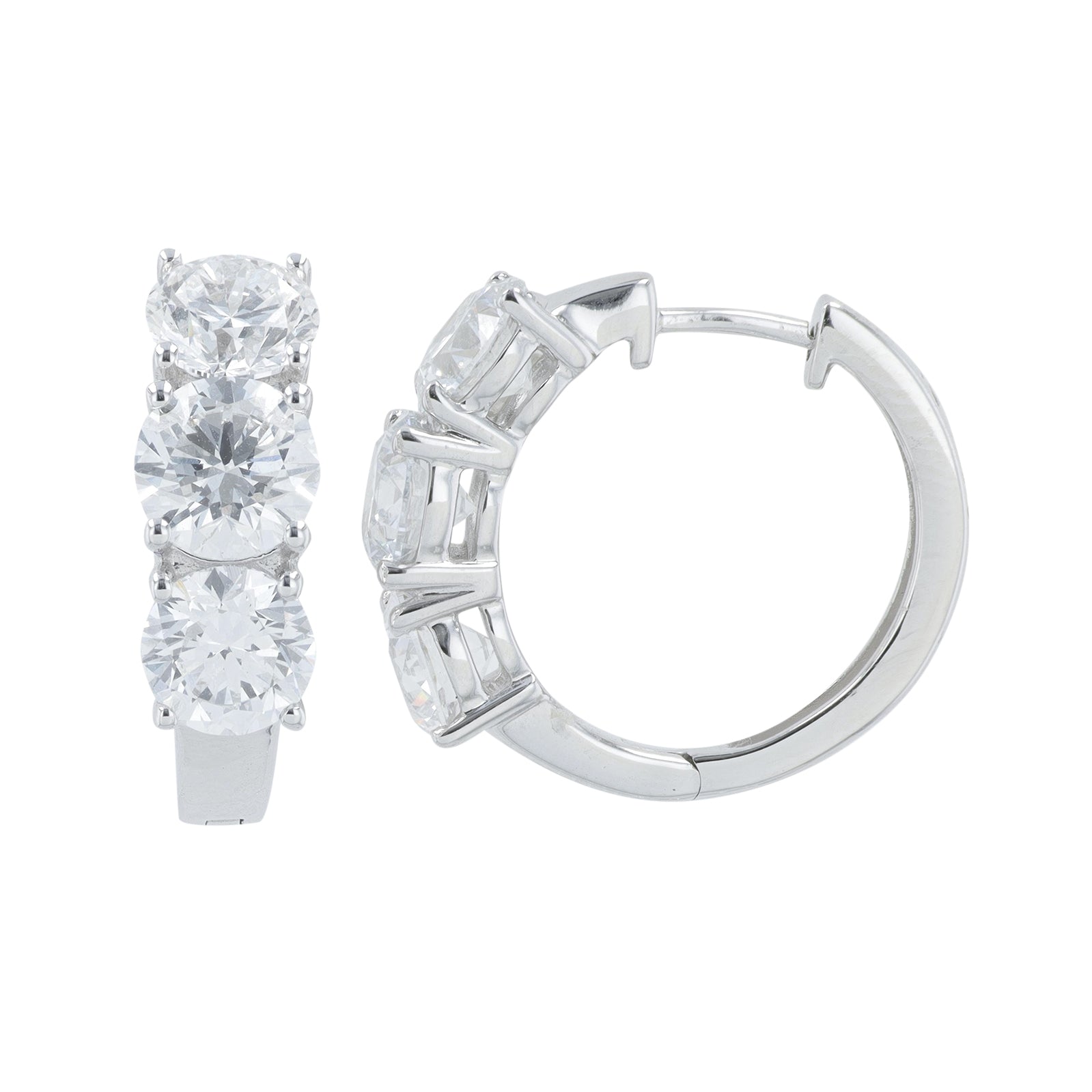 14K 5 CTW Lab Grown Diamond Huggies<p><strong>Lab Grown Diamond</p></strong><p><strong>More Colors Available</p></strong>