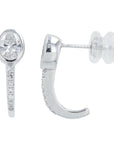 Lab Diamond Earrings in 14K White Gold (0.75 ct. tw)