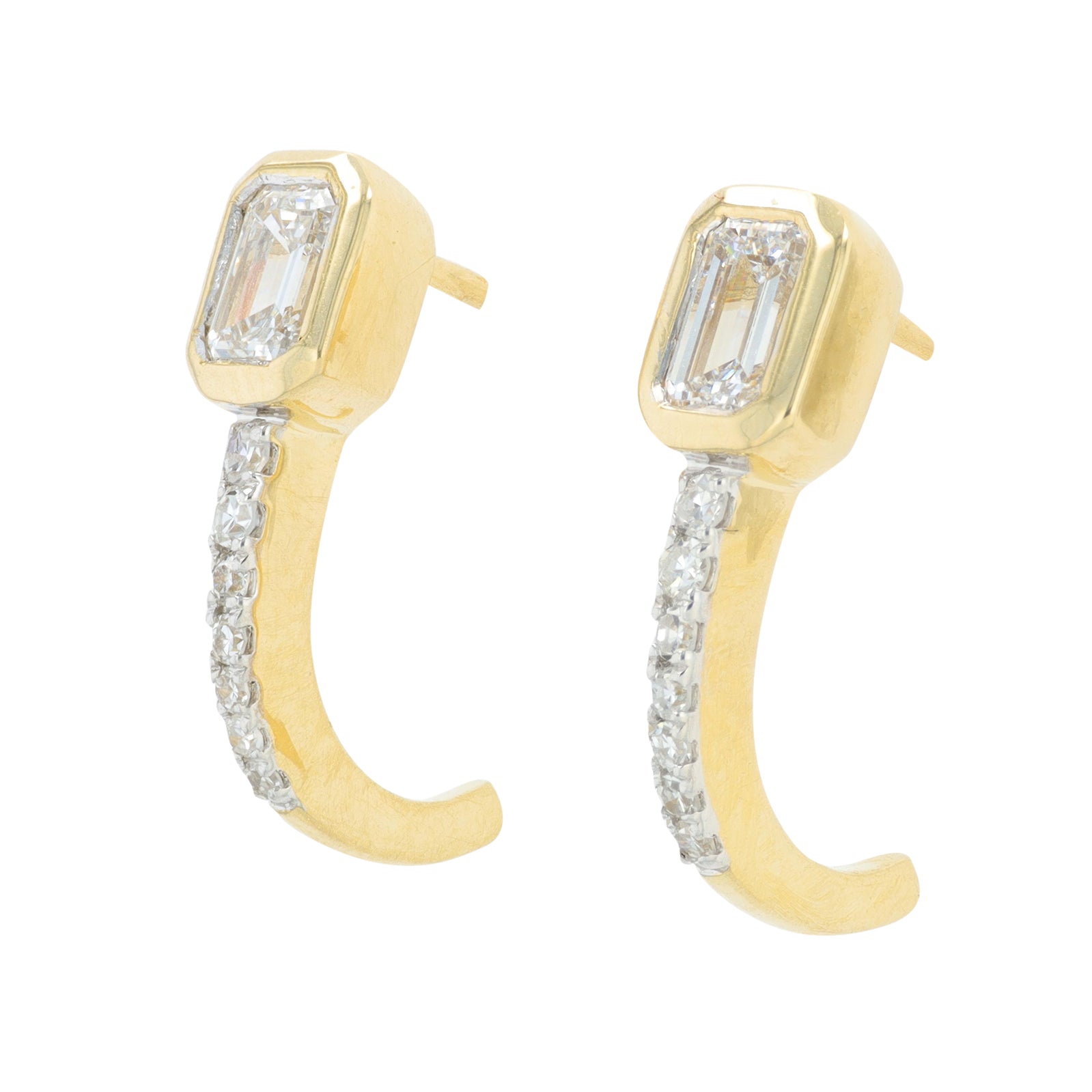 Lab Diamond Earrings in 14K Yellow Gold (0.75 ct. tw)