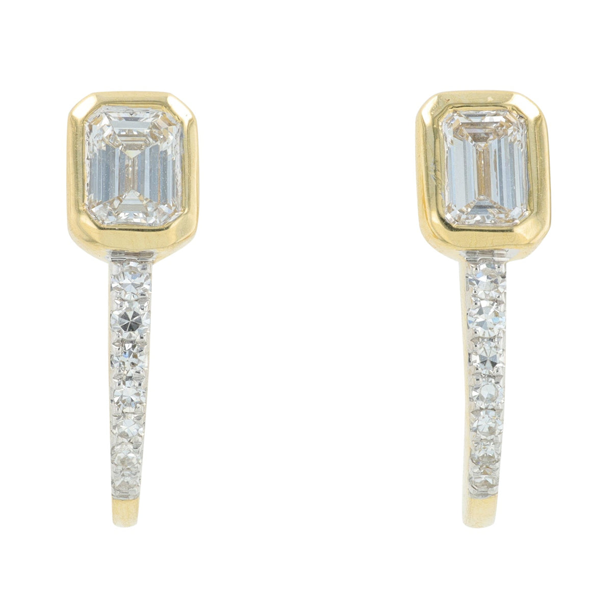 Lab Diamond Earrings in 14K Yellow Gold (0.75 ct. tw)