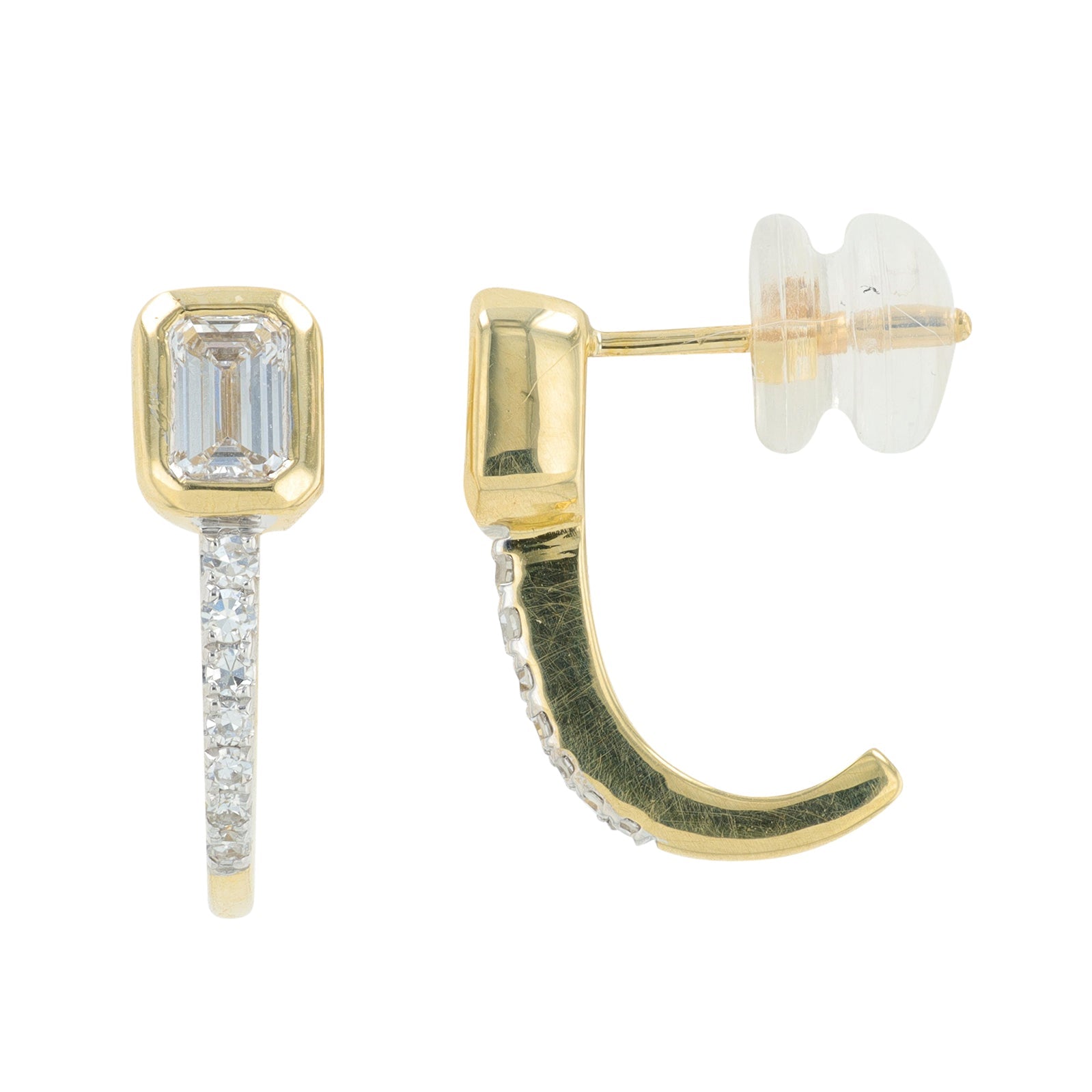 Lab Diamond Earrings in 14K Yellow Gold (0.75 ct. tw)
