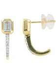 Lab Diamond Earrings in 14K Yellow Gold (0.75 ct. tw)