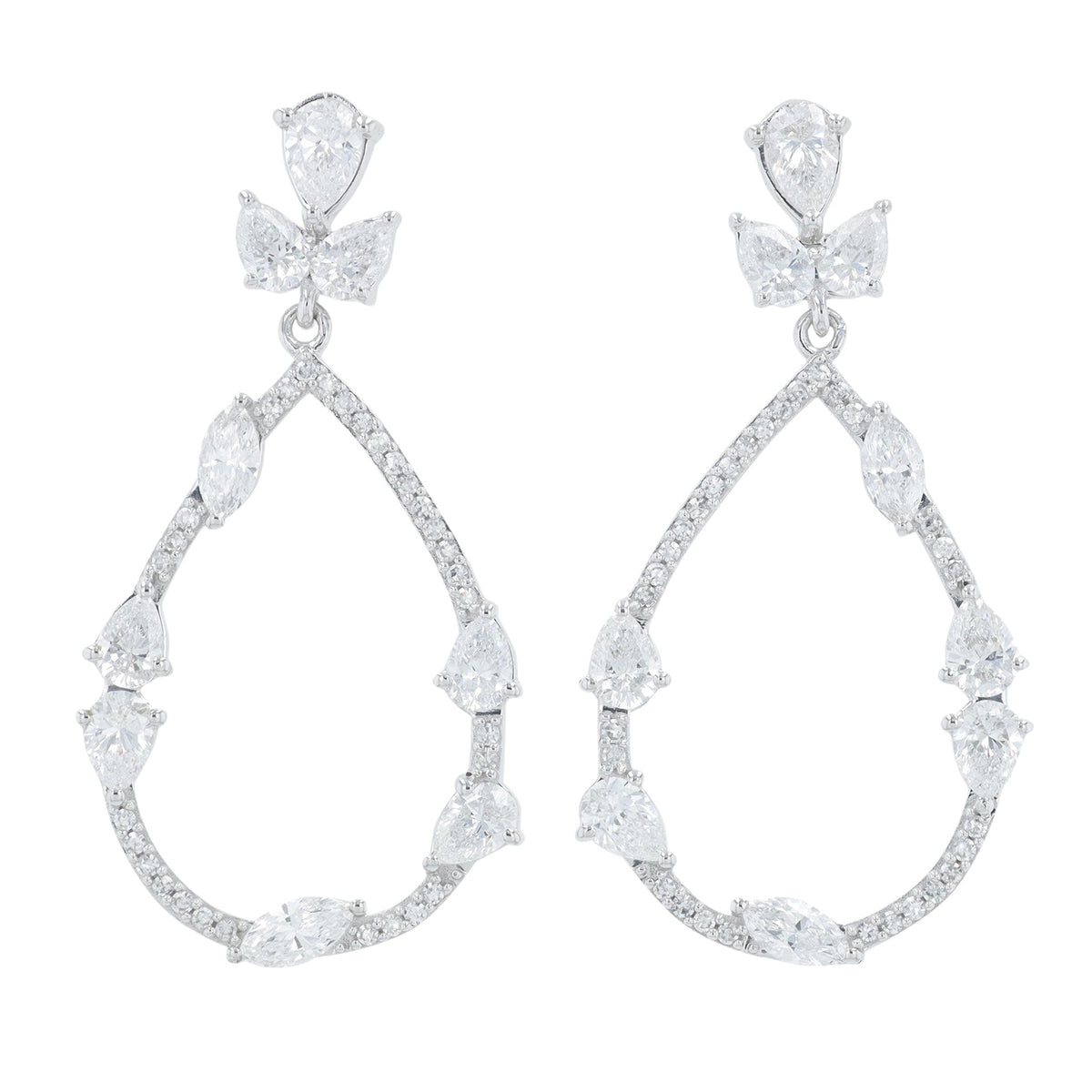 Lab Diamond Earrings in 14K Gold (2.50 ct. tw)